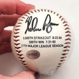 Nolan Ryan Commemorative Baseball